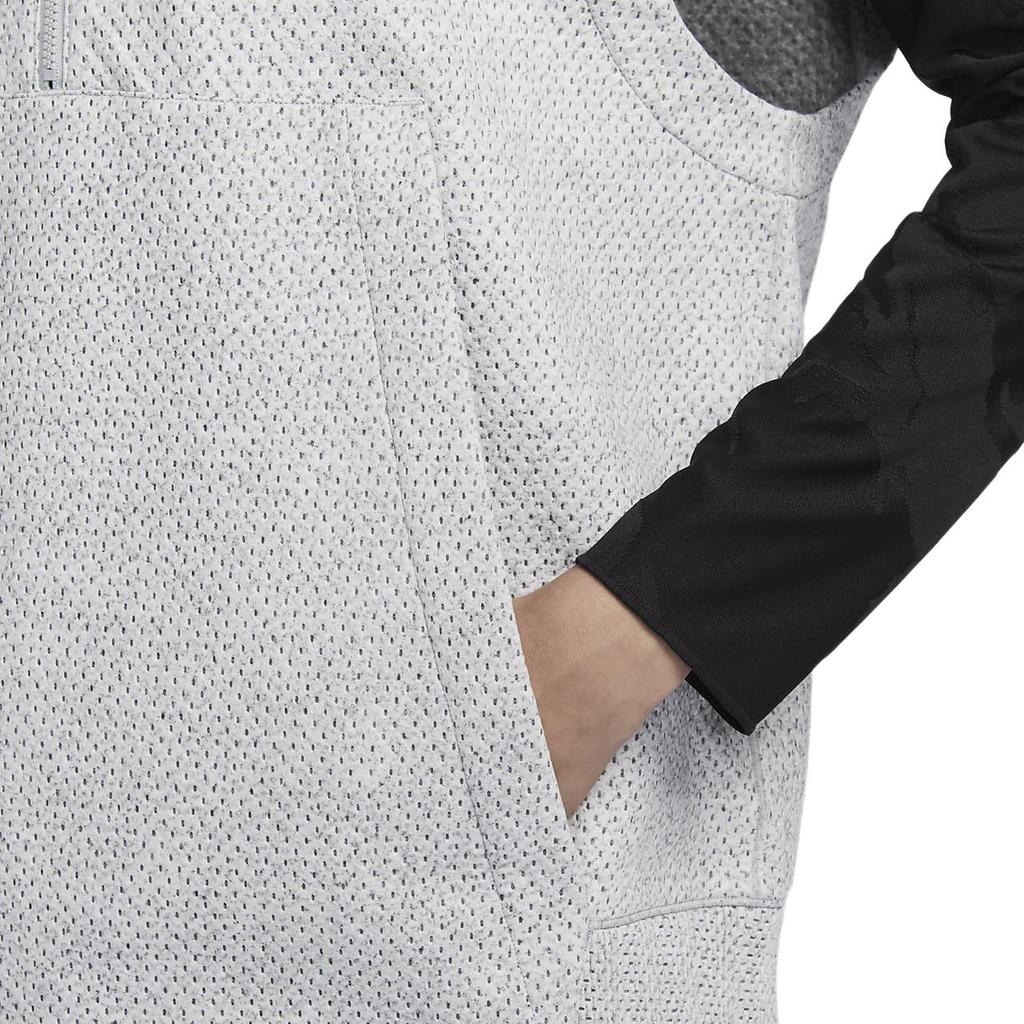 Nike Forward Solid Color Hooded Sleeveless Sweatshirt Women Sweatshirt Light-Smoke-Gray FB8814-084