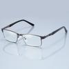 Vintage Metal Reading Glasses Men Classic Light-weight Rectangle Presbyopic Glasses Male Business Anti-blue Light Eyeglasses