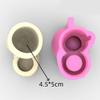 Durable Silicone Mold Silicone Casting Mould Human with Drum Shaped Silicone Craft Molds for DIY Making Resin Flowerpot