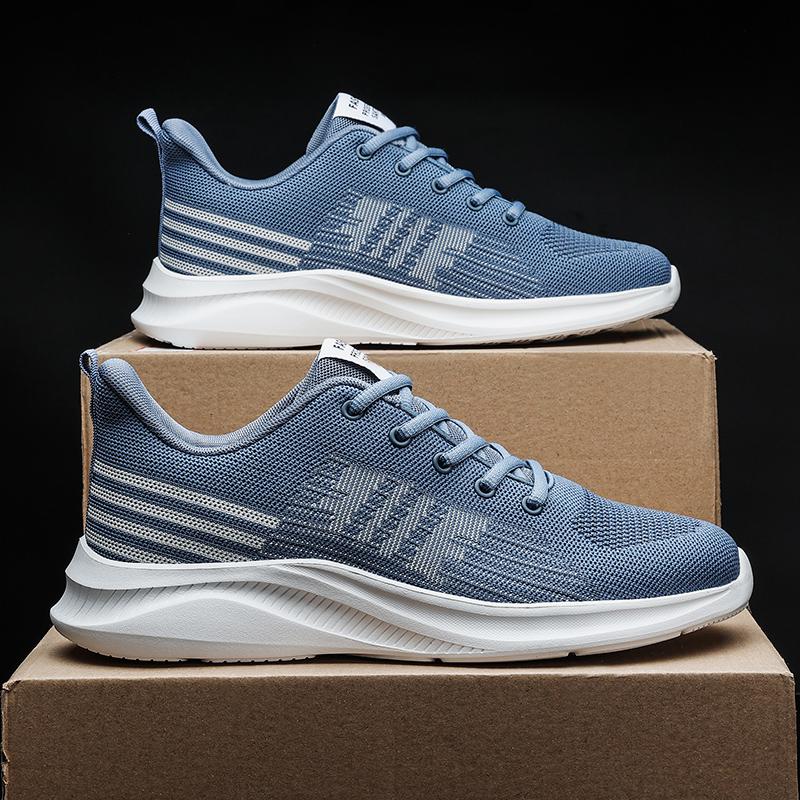 FashionSneakersМодные мужские туфли на шнуровке с круглым носком — фото 9