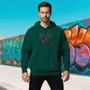Men's Printed Sweatshirt Casual Loose Long Sleeve Autumn and Winter Colors and Unique X Design Street Wear Bold Patterns Hoodies