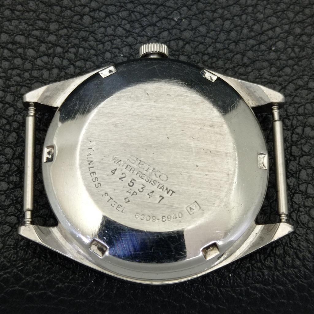 AUTOMATIC VINTAGE SEIKO 5 JAPAN 6309A MENS BLUE COLOR DIAL WATCH A701316-5 R206a-a701316