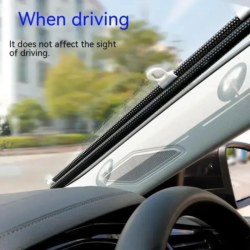 Universal Roller Blinds Suction Cup Sunshade Window Shade Nail-Free Easy Install Blackout Curtain For Car Bedroom Kitchen Office