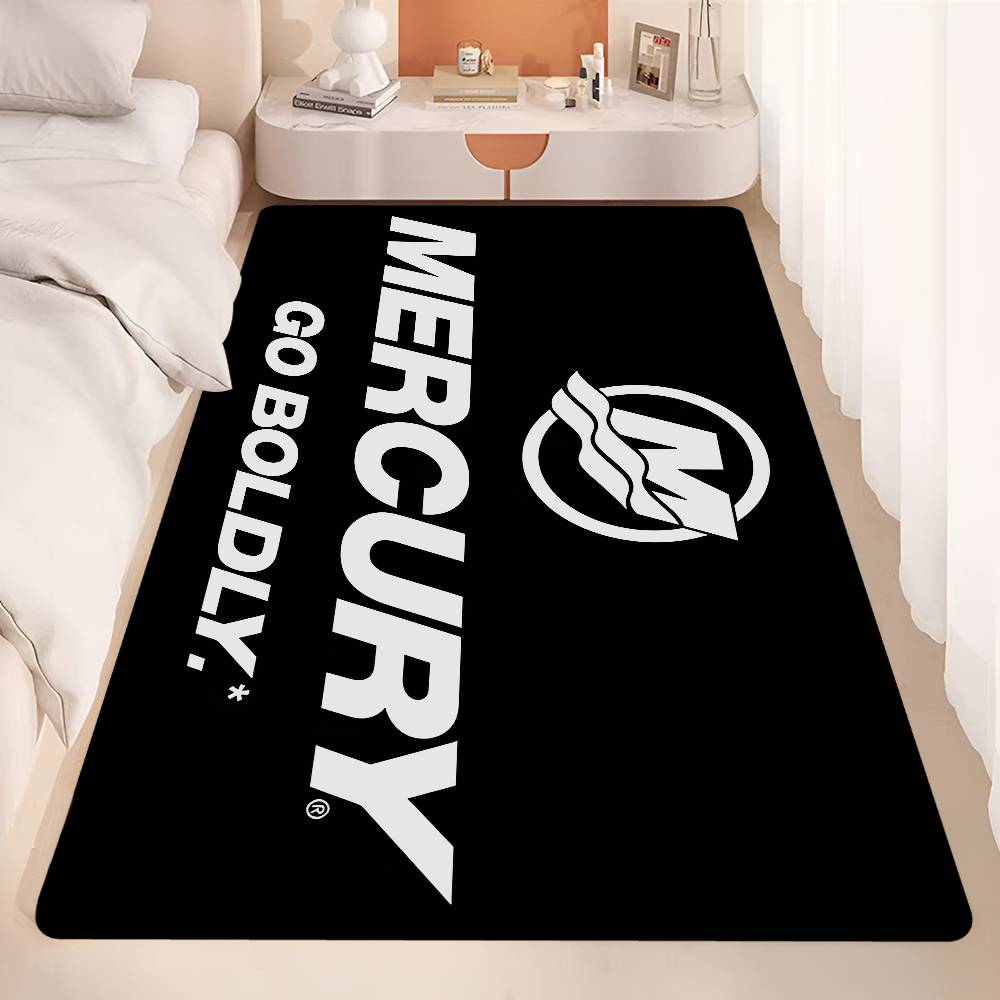 Mercury Racing Room Mats Washable Non-Slip Living Room Sofa Chairs Area Mat Kitchen Alfombra
