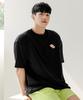 Tyubeuteuli Men'S Basic Loose Fit Short Sleeve Rash Guard A604 Black