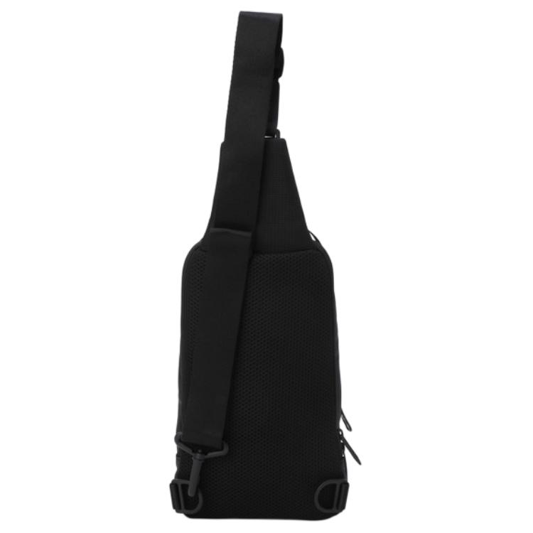 New DESCENTE Nylon Sling Bag Medium Men's Black SQ323UBG72