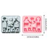 9-Hole Music Festival Theme Silicone Mold Musical Notes, Audio, Microphone Fondant Candy Chocolate Mould Cake Decorating Tools