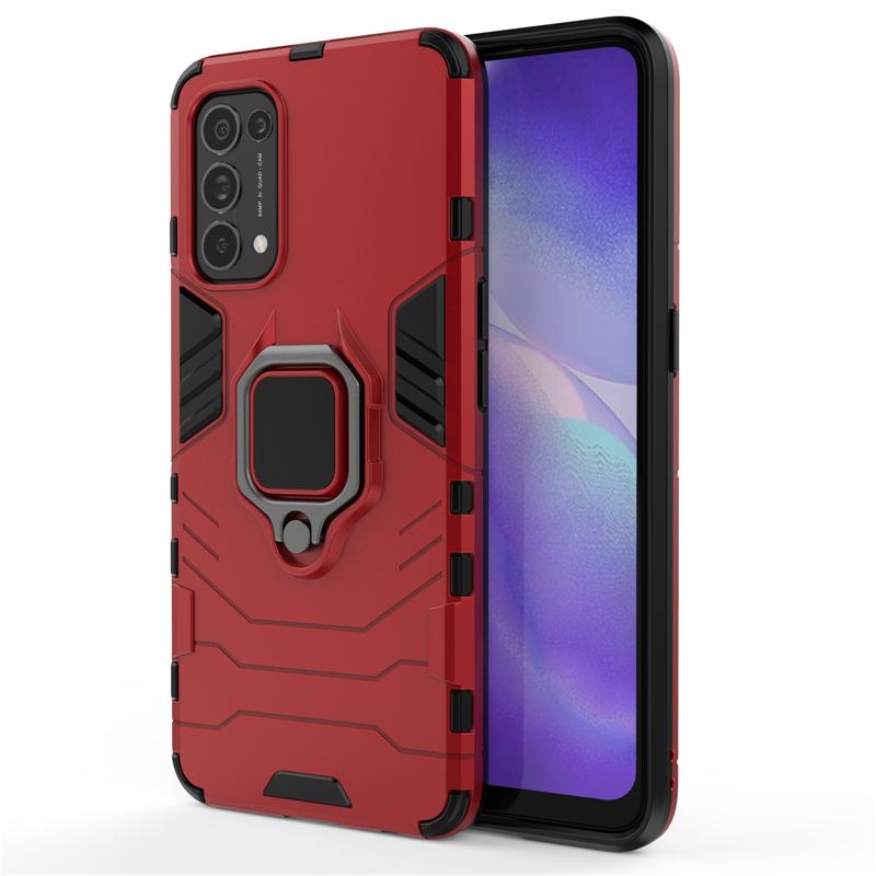 For Oppo Reno 5 5G Case Bumper Armor Magnetic Suction Stand Full Cover For Oppo Reno 5 5G Case Cover For Oppo Reno5 5G 6.43 inch
