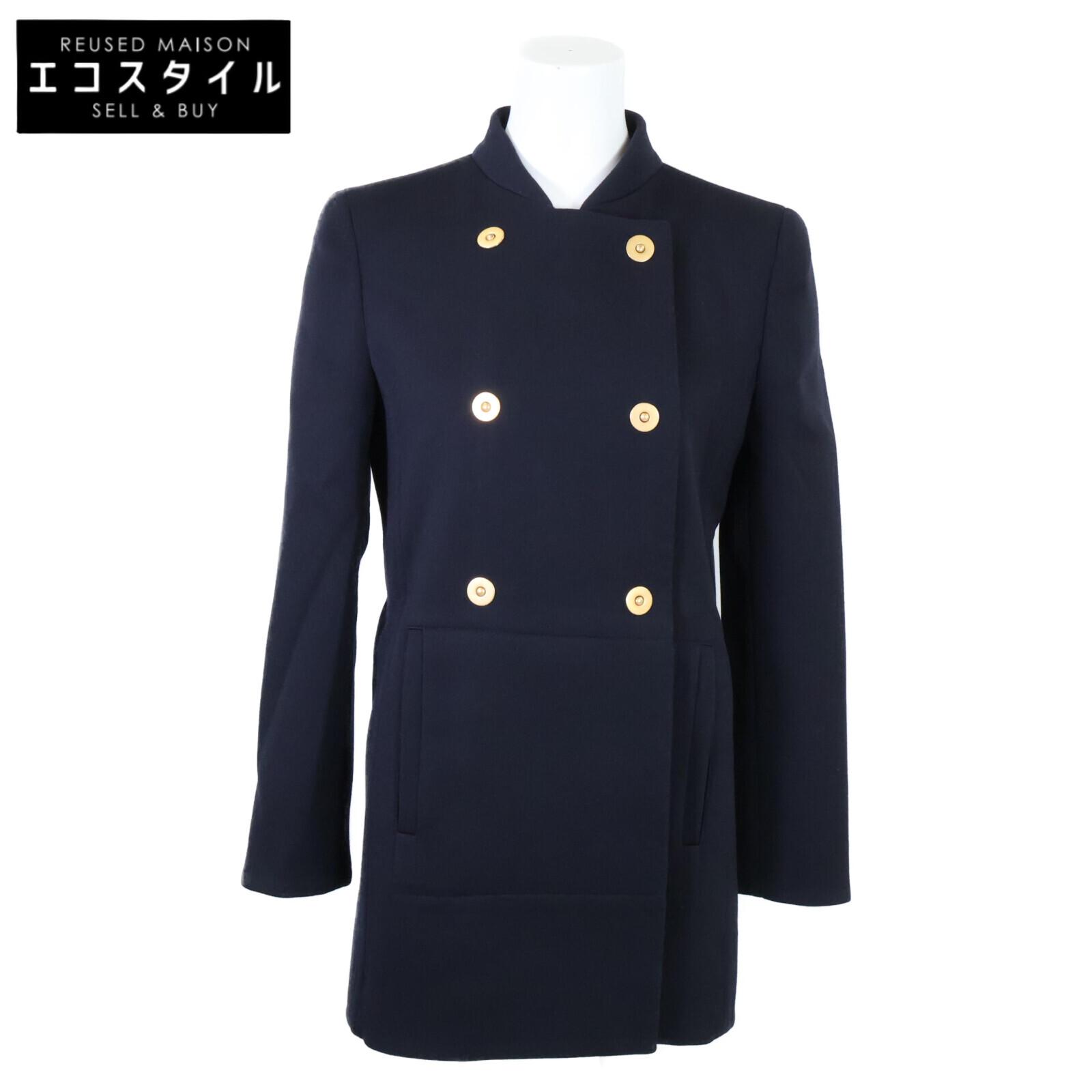 

GIORGIO ARMANI [New/Domestic regular/22 year production] 3SHOC09A T03NR Wool Double Jacket 38 NavyUsed