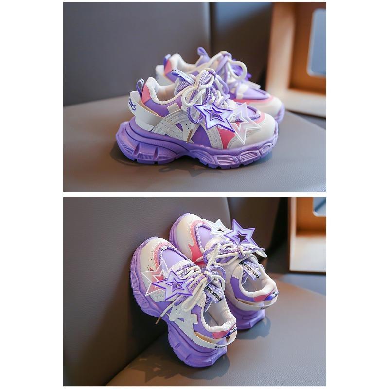 Girls Shoes Fall Children's Sports Net Shoes Big Kids Running Shoes Girls Daddy Shoes Fall Shoes
