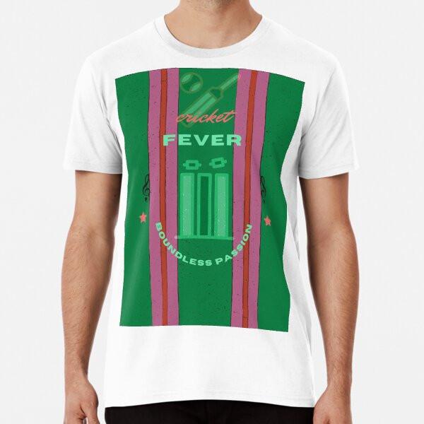 

cricketer Premium T-Shirt S to 5XL Made in the AU/USA T-Shirt 4XL