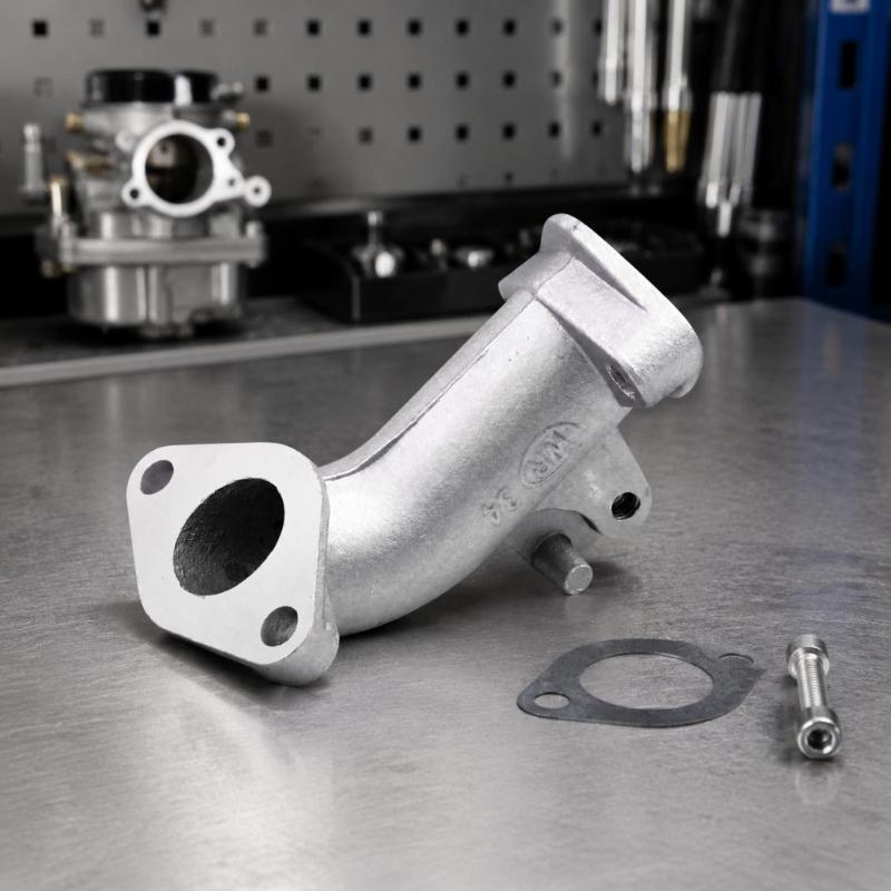 Carburetor Intake Manifold, Motorcycle Replacement Connection for C50 C70 C90 AA01 with PC18, PC20 or PB16 Carburetor