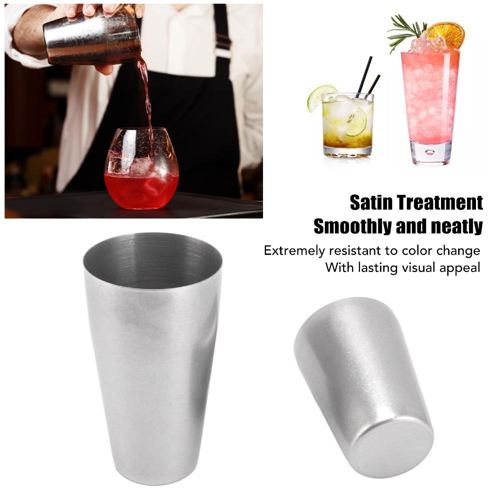 Dishwasher Safe Drink Mixer 304 Stainless Steel Cocktail Mixing Cup Bartender Shaker Bartending