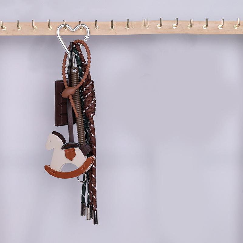 1 Piece Chocolate Braided Rope Bag Decoration High-grade Keychain Trojan Horse Pendant For Phone Bag Accessories