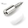 20Pcs Shelf Bracket Self-Tapping Screws Rustproof Strong Load-bearing Bookcase Cupboard Shelf Brackets Screws