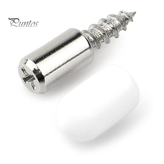 20Pcs Shelf Bracket Self-Tapping Screws Rustproof Strong Load-bearing Bookcase Cupboard Shelf Brackets Screws