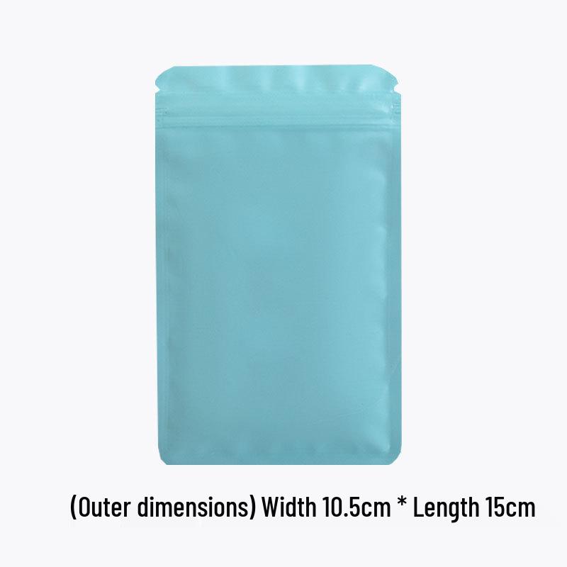 Double-Sided Frosted Aluminum Foil Self-Sealing Opaque Packaging Bag for Colored Ornaments