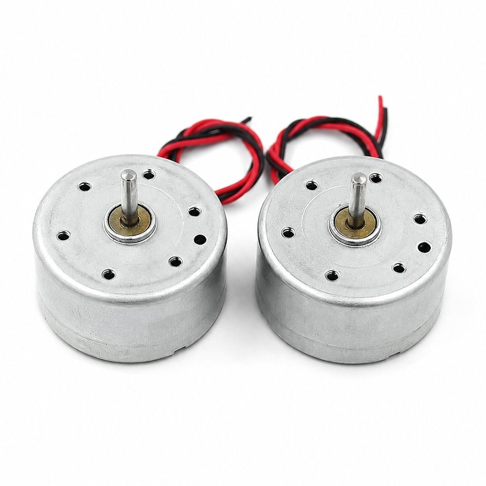 5Pcs 2Pin RF-300 DC Motor DC 1.5V-6V Hanging Neck Fan Motor New Micro 300 Motor  for Toy Model