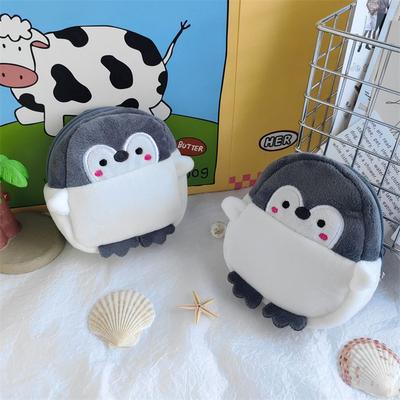 Adorable Penguin Plush Coin Purse & Lipstick Bag - Perfect for Gifts