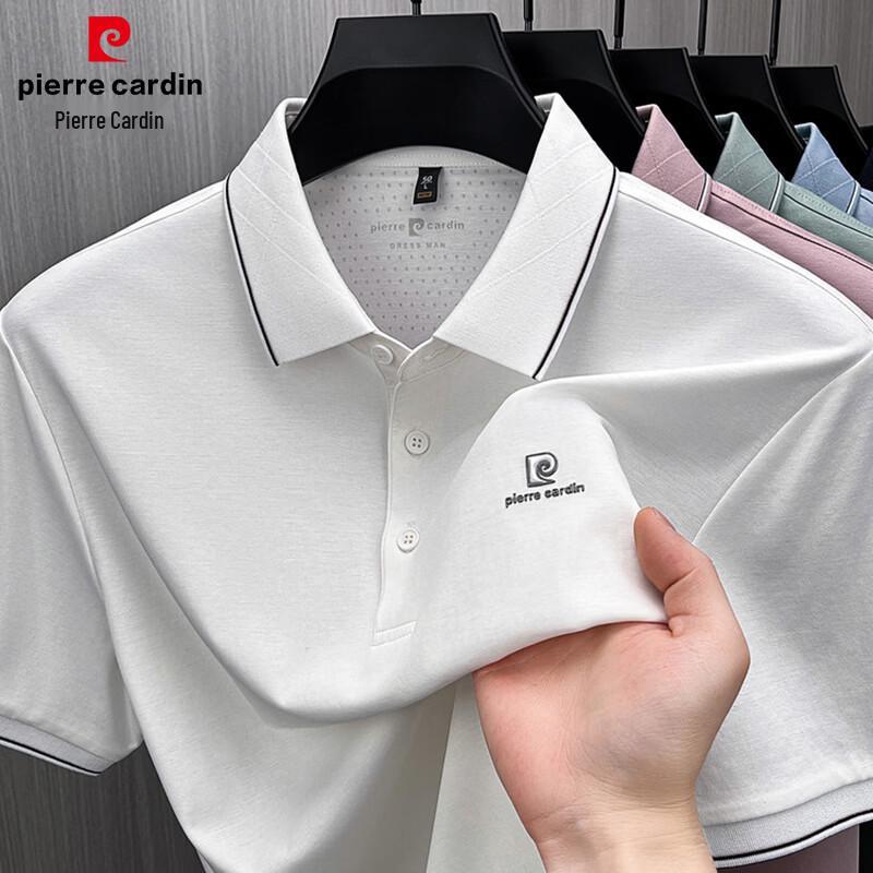 

Pierre Cardin Men s Breathable Short-Sleeve Polo Shirt 3XL