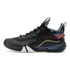 Li Ning Saga Pro Textile, Synthetic Leather Cushioning Slip Resistant Abrasion Resistant Low top Badminton Shoes Men's AYAT003-4