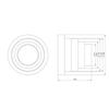 ABS Plastic Duct Reducer 80-150mm Range Multiple Sizes Ventilation Duct Tube Optimized Airflow Air Ducts Fan Ventilation