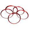 5 Stuks Rode Luchtuitlaat Ring Sierstrip Voor Benz A Klasse A200 A180 A220 W176
