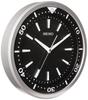 Watch Face Wall Black Silver with Quiet Sweep Hands 14-inch Clock, & Tone,