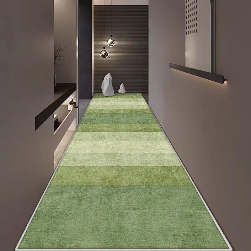 Modern Style Long Corridor Carpet Non-slip Hall Runner Easy Clean Hallway Area Rugs Washable Porch Entry Doormat Customizable