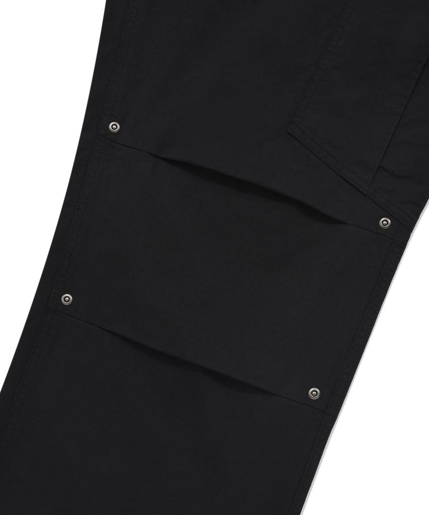 COVERNAT Wide Parachute Cargo Pants Black