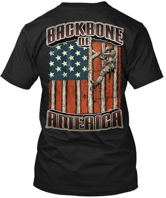 Tree Climber Trimmer Arborist Backbone Of T-Shirt Made in USA Size S to 5XL Unisex T-Shirt XXXXL