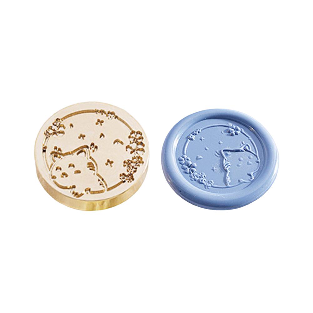 

Photo Frame Fire Lacquer Seals 25-30mm 3D Embossed Vintage Stamp Head Brass Retro DIY Craft Decor Tool for Gift Packaging Cards