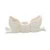 Ceramic Bow Candle Holder Taper Candle Stand Candlestick Table Centerpiece Holiday Party Home Office Desktop Decoration Ornament