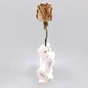 Yousheng 3D Printed LOVE Vase Plastic Flower Vase Modern Hand Sculpture Decorative Vase for Table Centerpiece Wedding Living Room Office Home