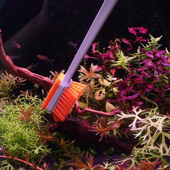 1 Set Fish Tank Brush Convenient Small Tank Algae Scrubber Durable Fish Tank Cleaning Brush for Aquariums