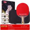 Double Happiness Professional Table Tennis Racket - 1-9 Star, Horizontal/Vertical Grip