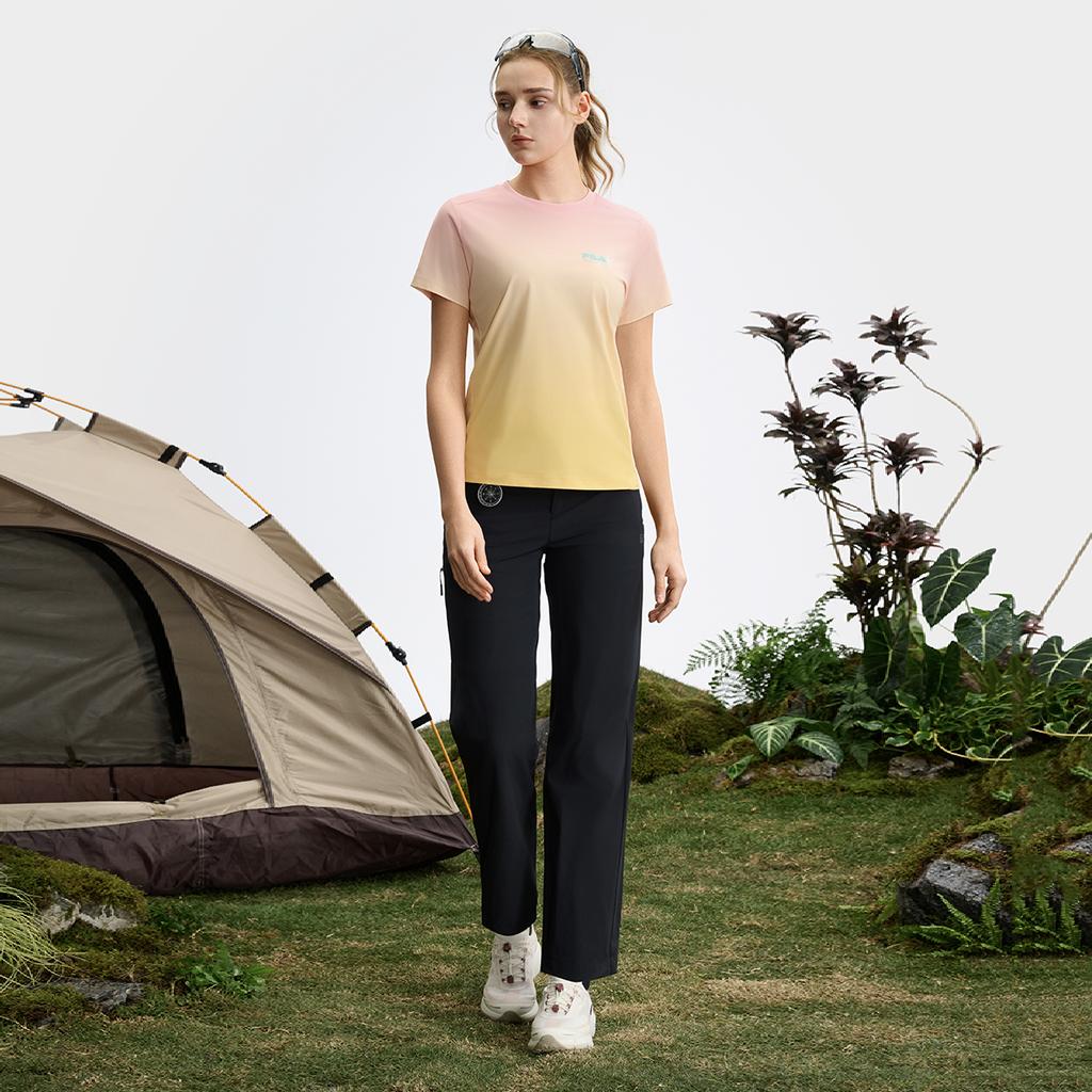 New FILA AthleticsEXPLORER Casual Pants Women's Pitch Black A11W527806FBK