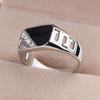 Premium Quality Men's Alloy Hollow Crystal Finger Jewelry In Timeless Vintage Design