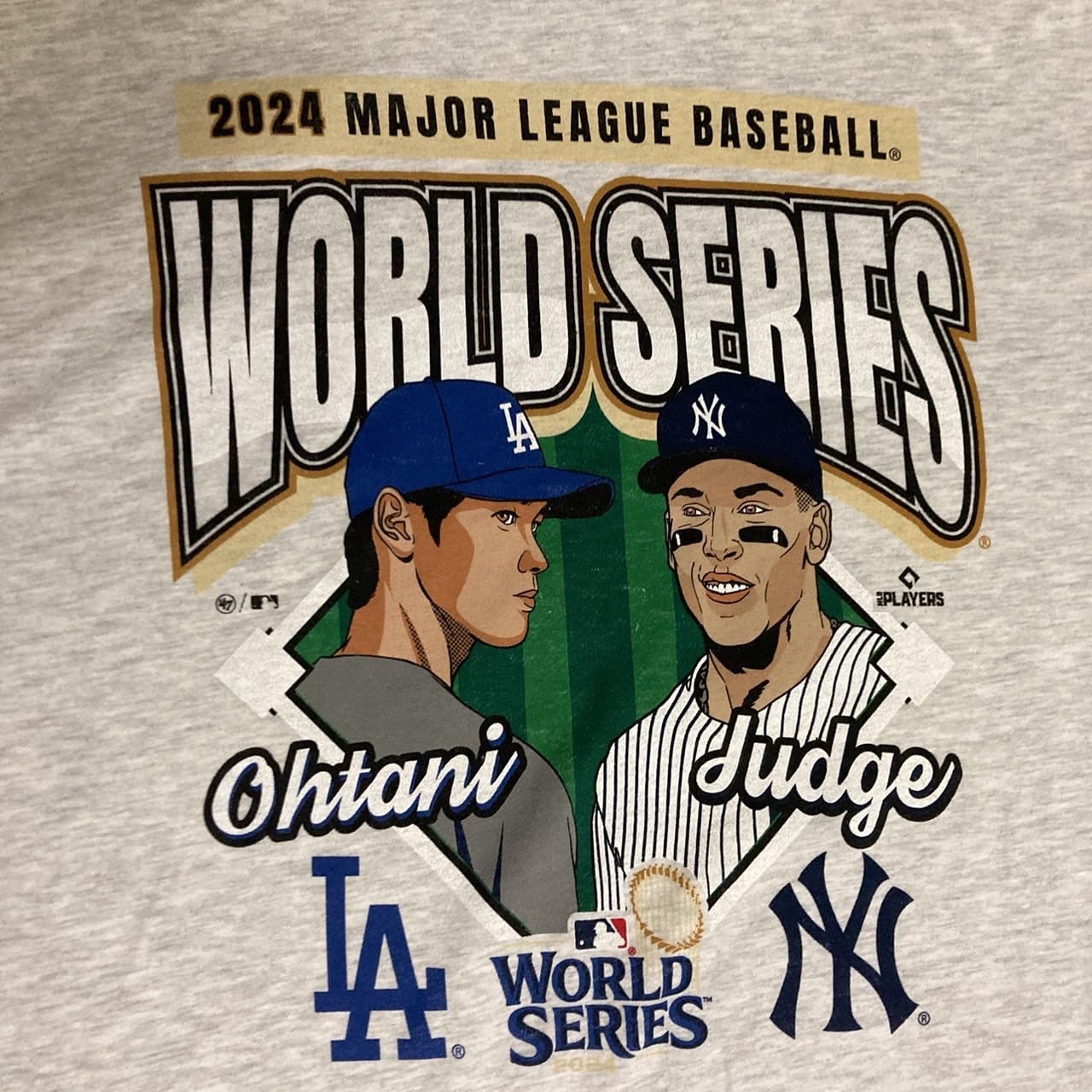 

Футболка World Series Shohei Otani Aaron Judge Showdown 2024 года, официальная, серая, размер США:XL [Предмет]