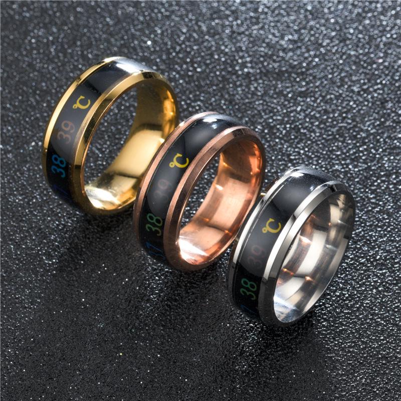 Temperatura Anillo De Titanio Estado De Ánimo Sentimiento A Temperatura Anillo De Titanio Estado De Ánimo Sentimiento A