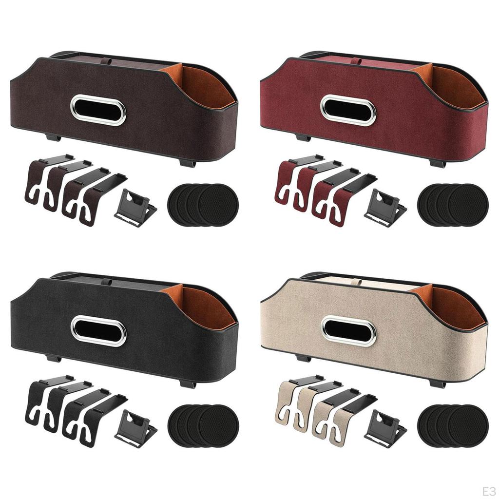 Car Headrest Seat Back Storage Box Universal Cup Napkin Holder Interior Accessory and Long
