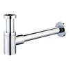 Custom Color Brass 4-Inch Siphon Basin Bottle Trap Modern Copper Sink Drain for Bathroom Basement Hotel 80mm 1 1/4'' 1 1/2''
