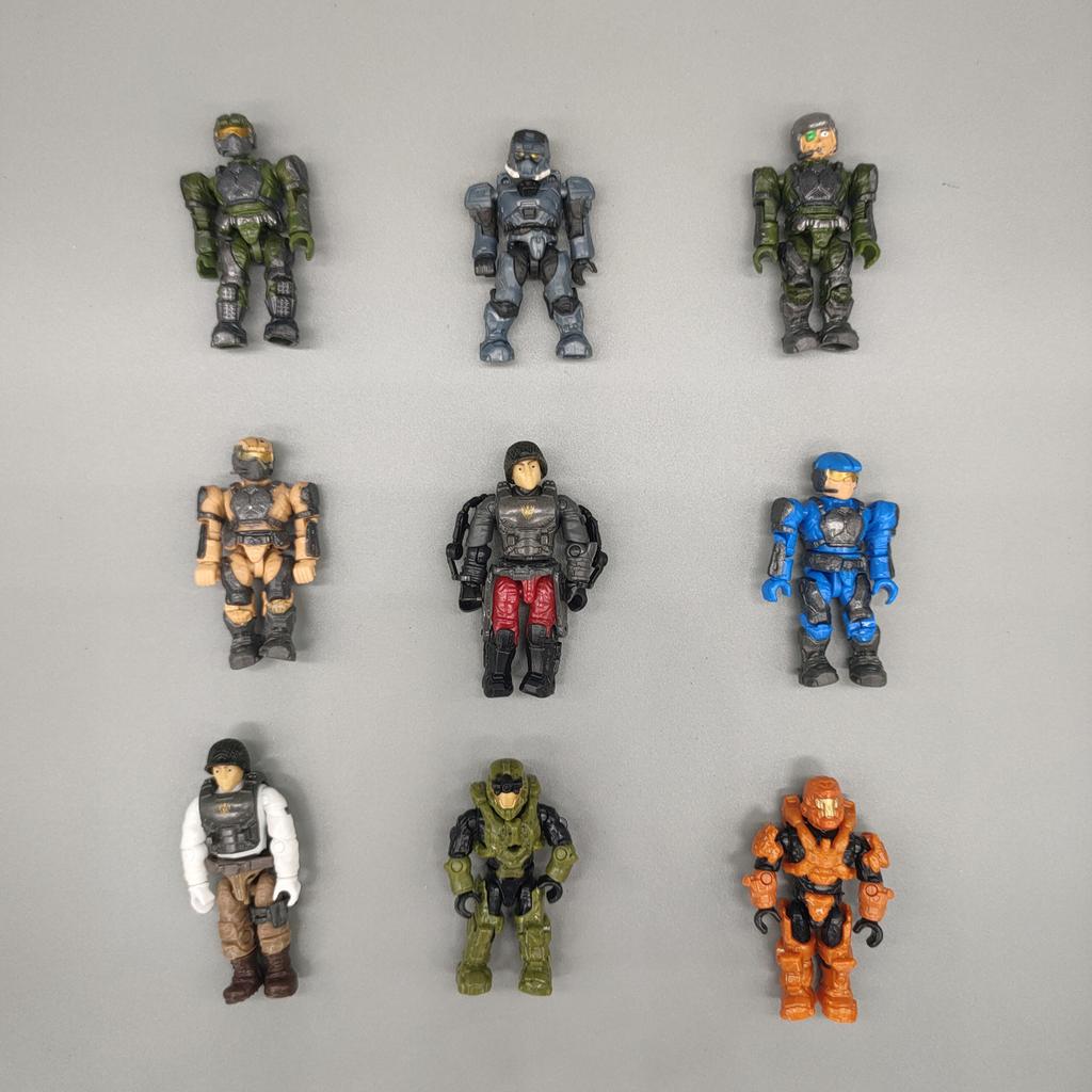 Lot of Random Mega Reach Figure Master Cheif Spartan Grunts Brute Arbiter Elite COD Figure