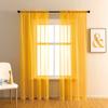 Colorful Semisheer Modern Privacy Romantic Curtains Light Filtering Window Scarf For Living Room Bedroom Study Room Decor