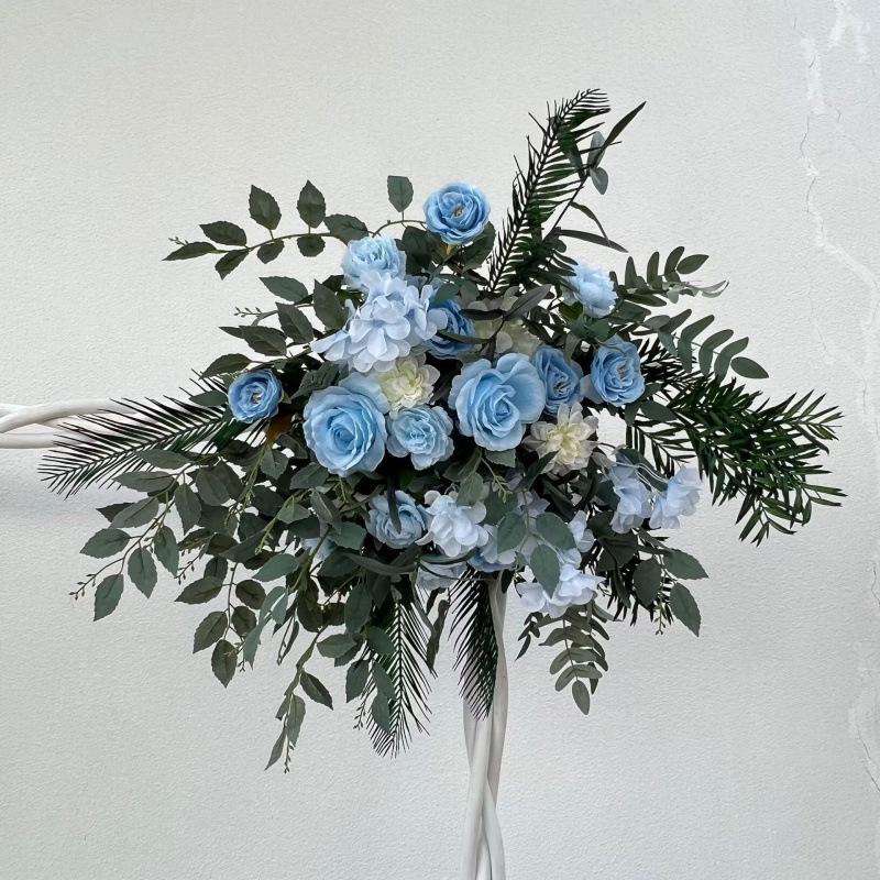 Large Silk Flower Arrangement for Wedding Aisle Decoration