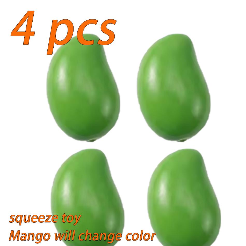Mango That Can Change Color Stress Ball Fidget Toy Squeeze Ball Round Blocks Filled Asmr Anti Stress Toys For Adults Stress Ball