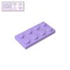 BRICKE 2x4 Compatible Building Plates for LEGO 3020 MOC Parts - Small Thin Bricks