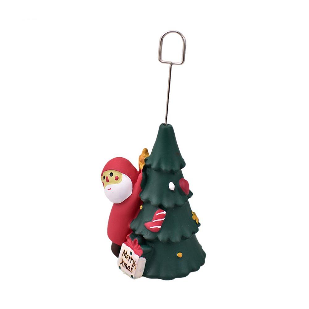 Cartoon Resin Christmas Tree Ornament Mini Zakka Christmas Tree Model Desk