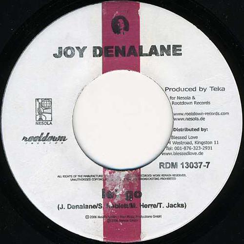 

7inch Record JOY DENALANE Let Go RDM130377 Rootdown Record 2006 Germany Reggae Ska Dub Used