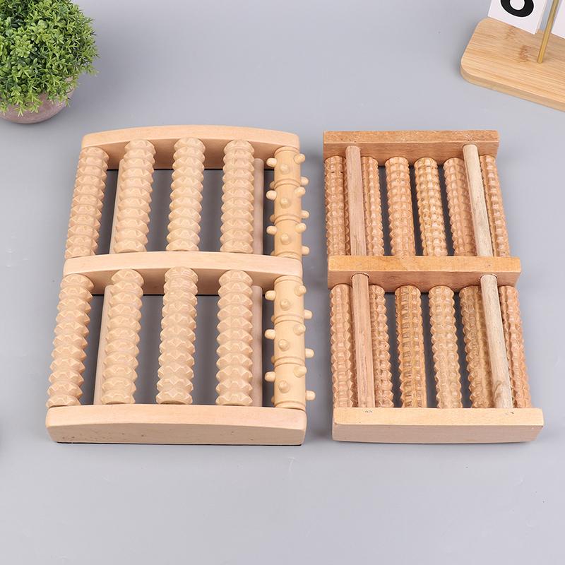 Foot Roller Massager Wood Foot Massage Multi-Point Foot Therapy Rubbing Massage Promote The Circulation Of Blood Foot Care Tool